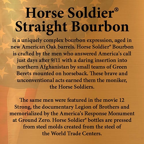 Horse Soldier Bourbon Advertisement